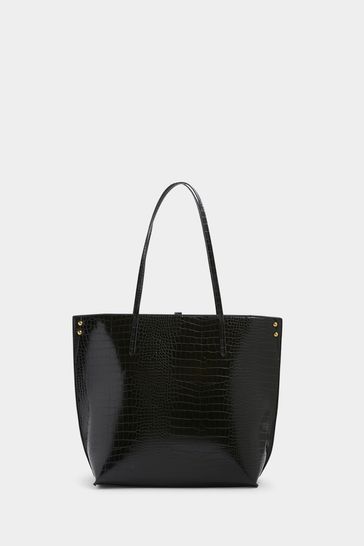 Buy River Island Croc Effect Pinched Shopper Bag from Next Turkey
