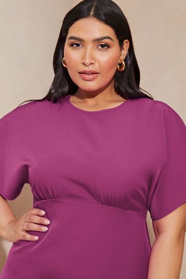 Buy Lipsy Flutter Sleeve Underbust Midi Dress from the Laura Ashley online shop