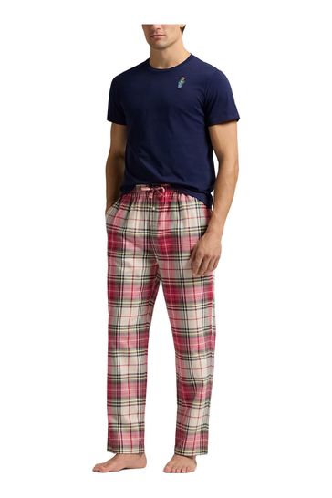 Buy Polo Ralph Lauren Blue 100 Cotton Sleep Pyjamas Set from Next Denmark