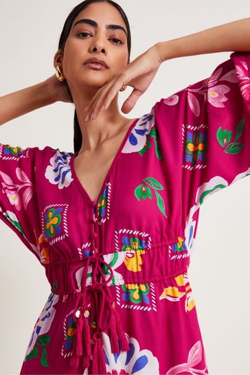 Buy Monsoon Pink Prim Floral Maxi Dress from Next Turkey
