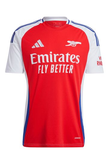 adidas Red 2024 25 Arsenal Home Shirt