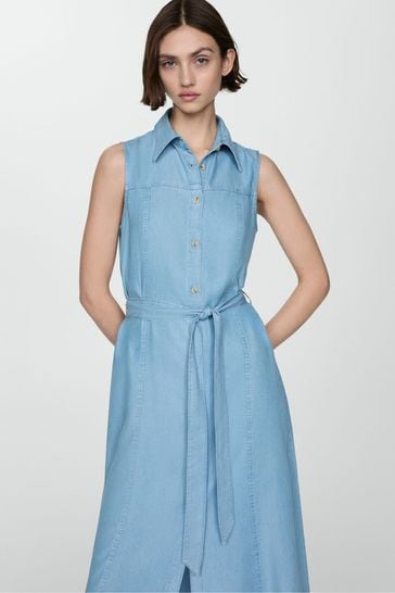 Bow shirt dress mango clearance
