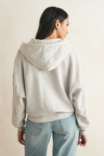 Buy American Vintage Grey Kodytwon 100 Cotton Hoodie from Next Bahrain