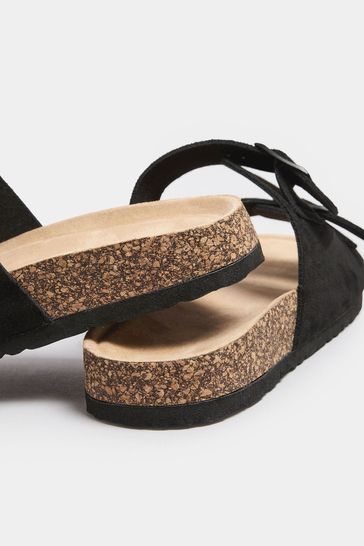 Black leopard print sandals store