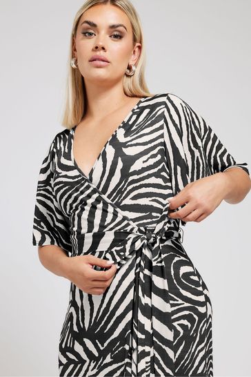 Next animal print wrap dress shop