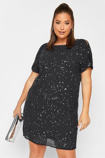 Cold shoulder cape dress shop