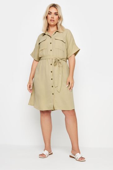 Khaki utility dress uk online
