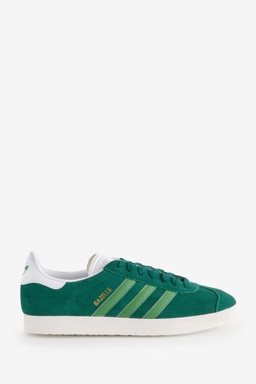 adidas originals Dark Green Originals Gazelle Trainers