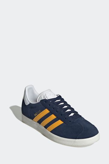 Buy adidas originals Navy Yellow Originals Gazelle Trainers from Next Ukraine