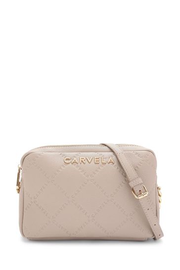 Buy Carvela Quilted Carvela Cross Body Pink Bag from Next Denmark