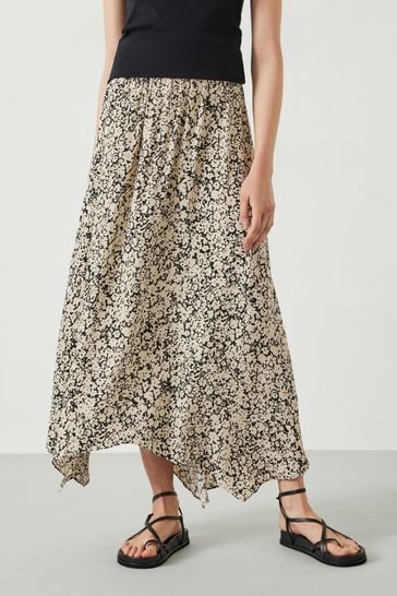 Hush leopard maxi preassure skirt