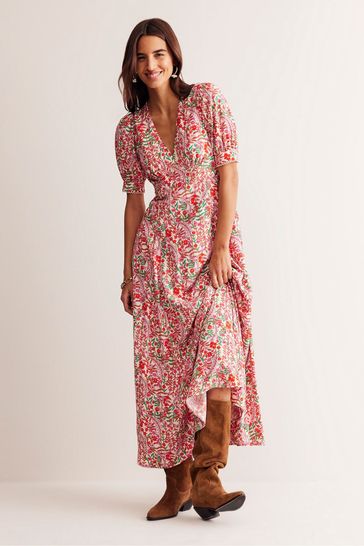 Boden rosa dress top