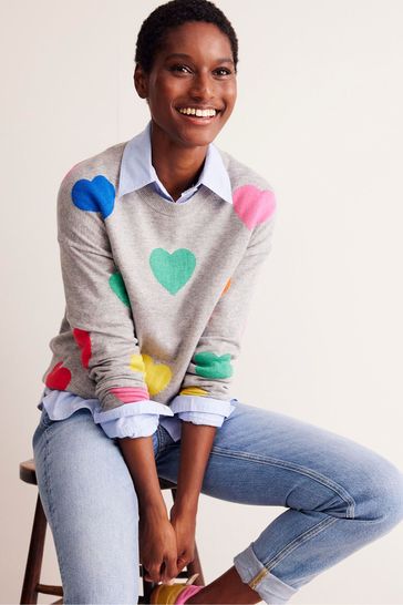Boden grey jumper on sale