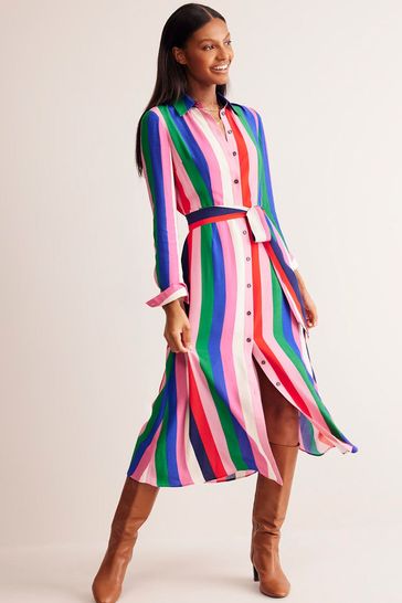 Boden red shirt dress outlet