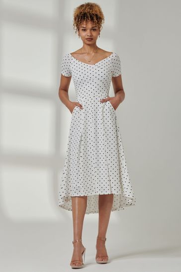 Classy bardot dress outlet