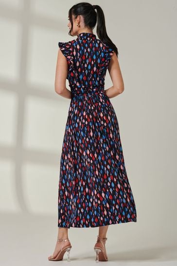 Maxi dress with waistband clearance