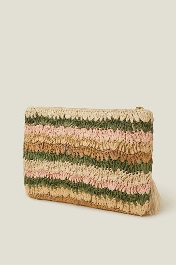 Raffia clutch bag new arrivals