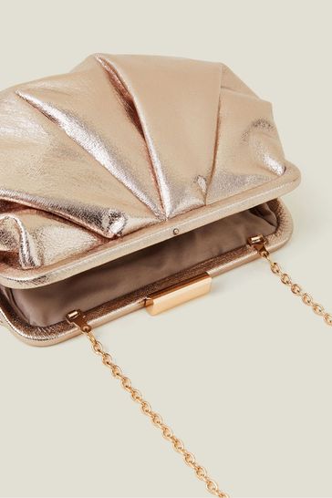 Accessorize gold clutch store