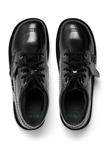 Buy Kickers Black Kick Hi Vegan Patent Shoes from Next Bahrain