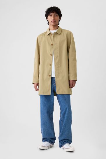 Cream rain mac on sale