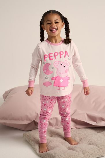 Buy Brand Threads Pink Girls Peppa Pig 100 Cotton Pyjamas Set from Next Italy