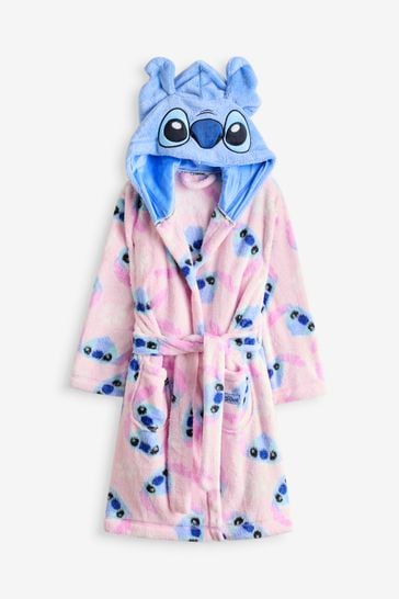 Buy Brand Threads Pink Girls Disney Stitch Dressing Gown from Next Bahrain
