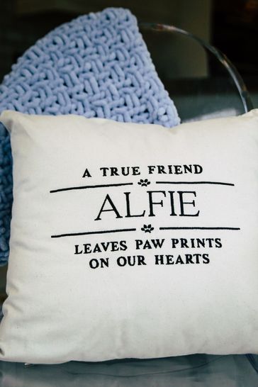 Personalised True Friend Cushion by RUFF