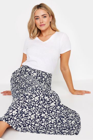 Ditsy print maxi skirt deals