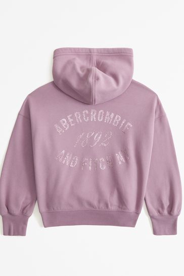 Buy Abercrombie Fitch Pink Logo Hoodie from Next Saudi Arabia