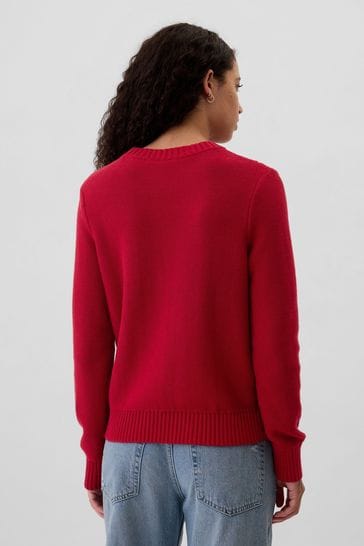 Gap red jumper new arrivals