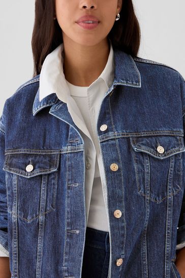 Buy Gap Oversized Icon Denim Jacket from the Laura Ashley online shop