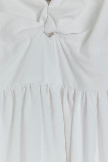 Bow twist midi dress online