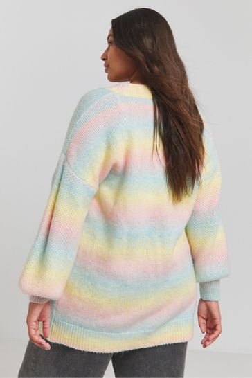 Rainbow pastel cardigan new arrivals