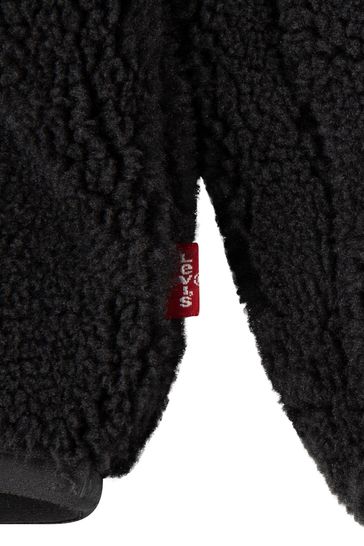Levi's black borg sherpa jacket new arrivals