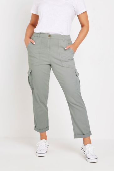 Buy M Co Grey Petite Cargo Trousers from Next Netherlands