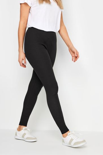 Buy Long Tall Sally Black Ribbed Leggings from Next Denmark