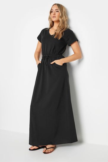 Buy Long Tall Sally Black 100 Cotton Maxi T Shirt Dress from Next Bahrain