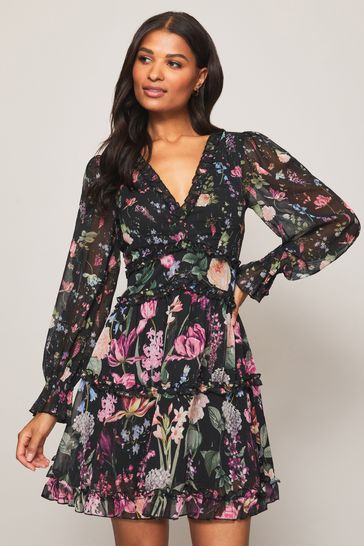 Lipsy floral shop tea dress