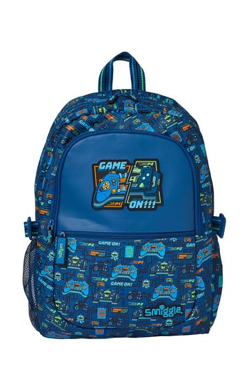 Smiggle Navy Better Attach Backpack