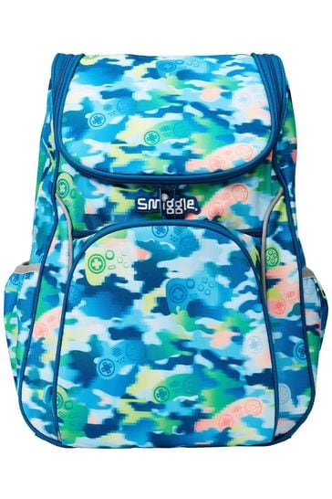Smiggle Blue Camo Mirage Access Backpack