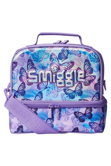 Smiggle Purple Mirage Hardtop Lunchbox