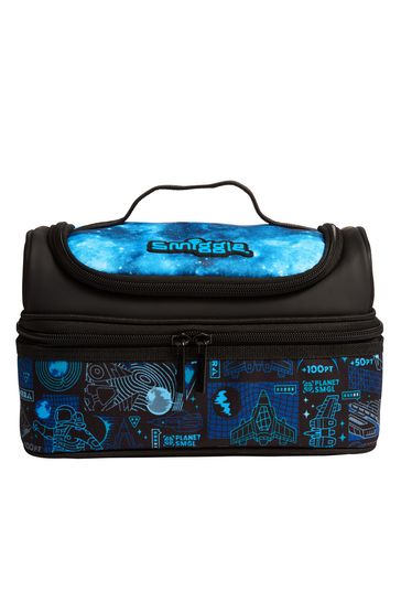 Smiggle Black Bright Side Double Decker Lunchbox