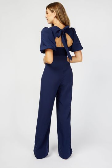 Little mistress navy cheap jumpsuit
