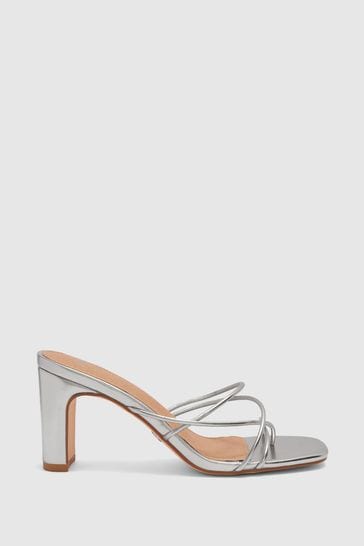 Novo silver cheap heels
