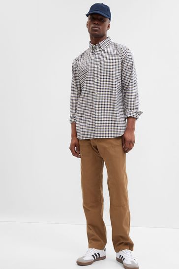 Gap tartan store trousers