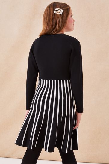 Lipsy stripe pleated skirt dress store