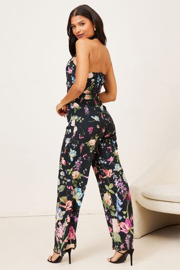 Lipsy floral cheap jumpsuit