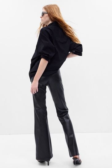 Gap leather trousers hot sale