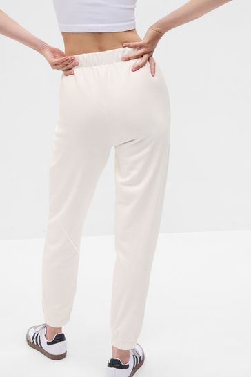 Soft best sale white joggers