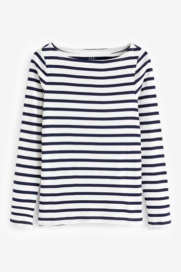 Gap striped 2025 long sleeve tee